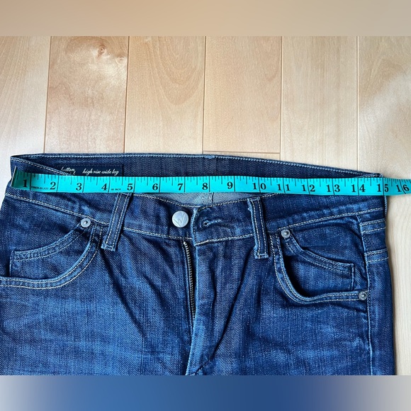 SOLD!!! Citizens of Humanity jeans 27x34 Hutton high rise wide leg - Picture 6 of 10